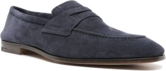 Church's Suede Loafers Blue Heren