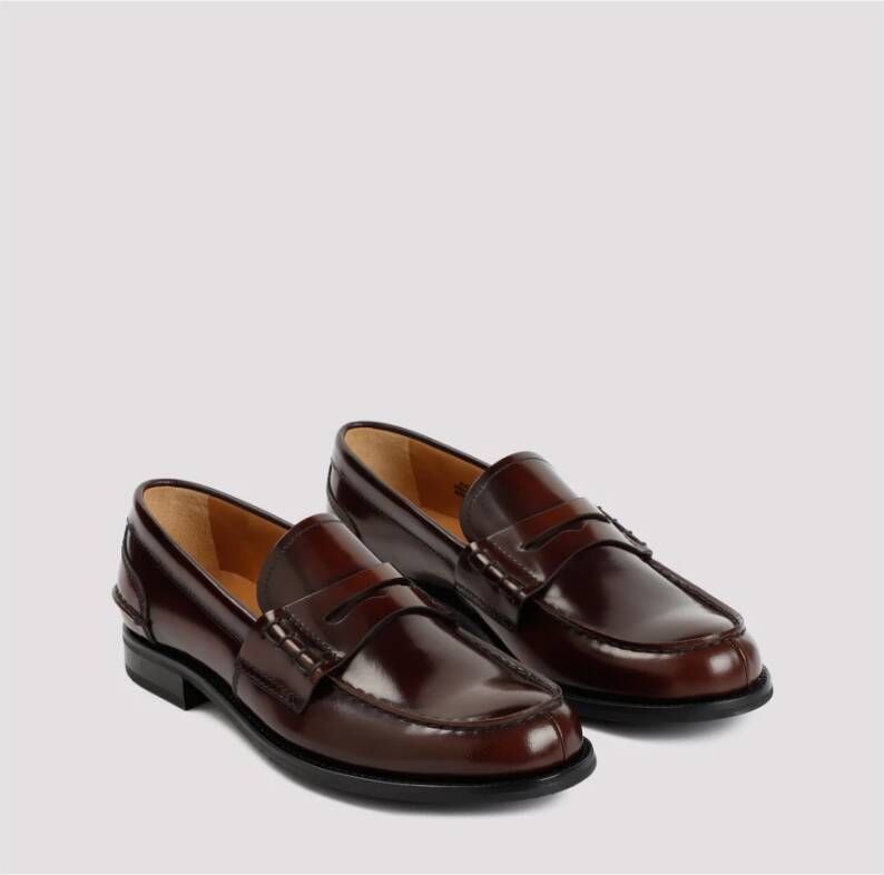 Church's Tabak Leren Loafers Nude Neutrals Brown Dames