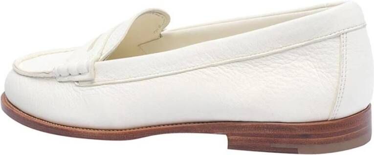 Church's Witte Leren Loafers voor Vrouwen White Dames