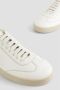 Church's Witte Leren Sneakers Beige Rubberen Zool White Heren - Thumbnail 5