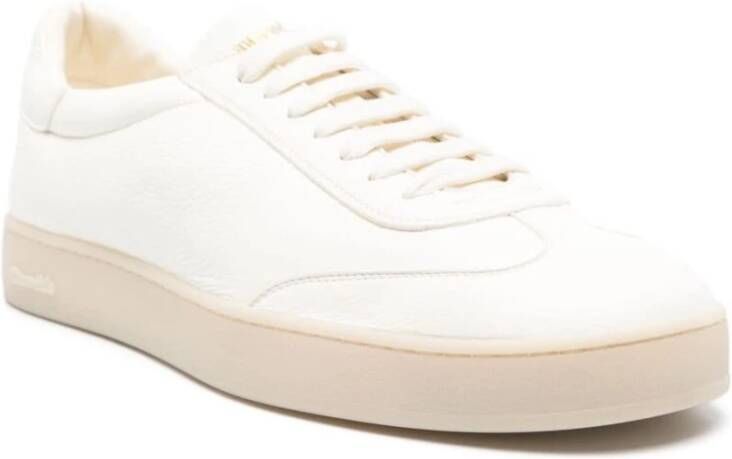 Church's Witte Leren Sneakers Stijlvol Ontwerp White Heren