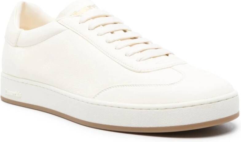 Church's Witte platte schoenen White Heren