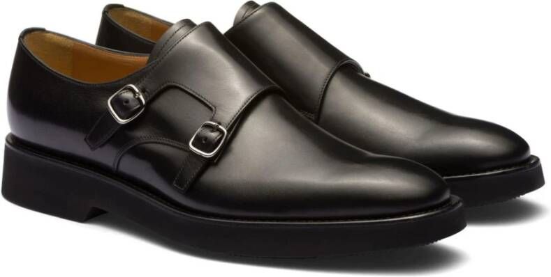 Church's Zwarte Double Monk Strap Schoenen Black Heren