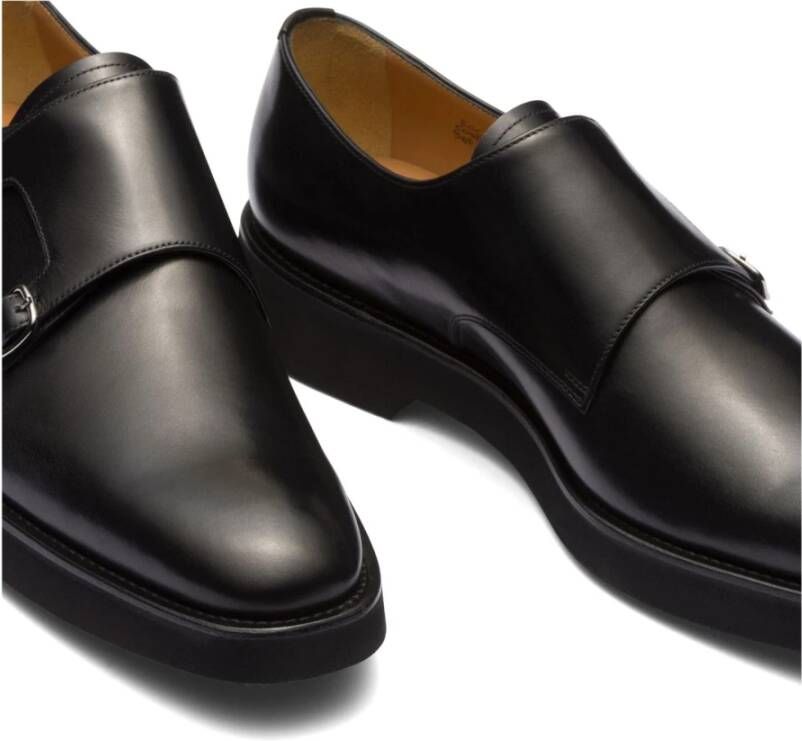 Church's Zwarte Double Monk Strap Schoenen Black Heren