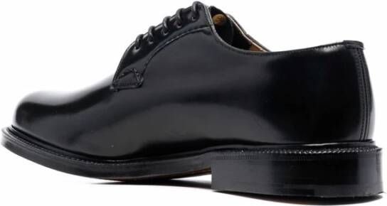 Church's Zwarte geborsteld leren Derby schoenen Black Heren