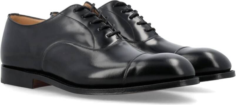 Church's Zwarte Gesloten Derby Schoenen Black Heren