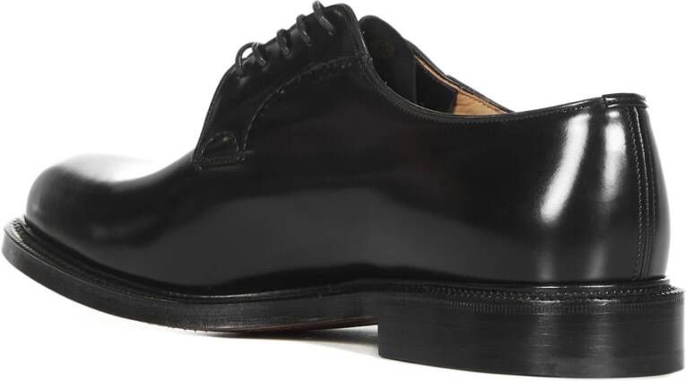 Church's Zwarte Leren Derby Schoenen Black Heren