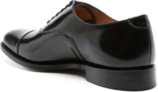 Church's Zwarte Leren Kalfsleren Loafer Zool Black Heren