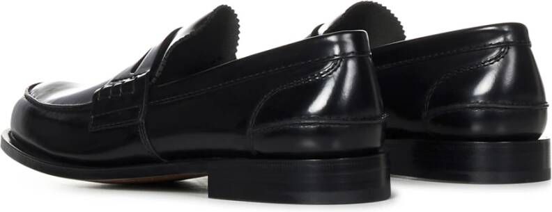 Church's Zwarte Leren Loafer Schoenen Black Heren