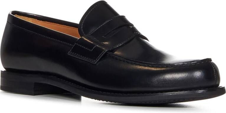 Church's Zwarte Leren Loafer Schoenen Black Heren