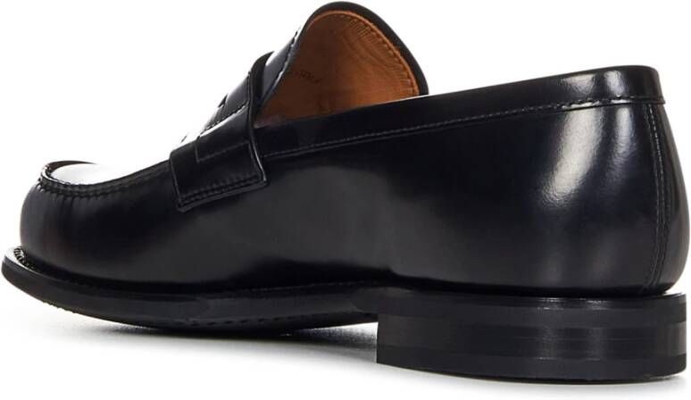 Church's Zwarte Leren Loafer Schoenen Black Heren