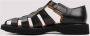 Church's Zwarte Leren Sandalen Lichtgewicht Sleehak Black Heren - Thumbnail 2