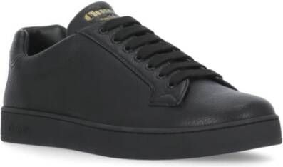 Church's Zwarte Leren Sneakers met Logodetail Black Heren