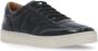 Church's Zwarte Leren Sneakers Ronde Neus Logo Black Heren - Thumbnail 3