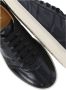 Church's Zwarte Leren Sneakers Ronde Neus Logo Black Heren - Thumbnail 6