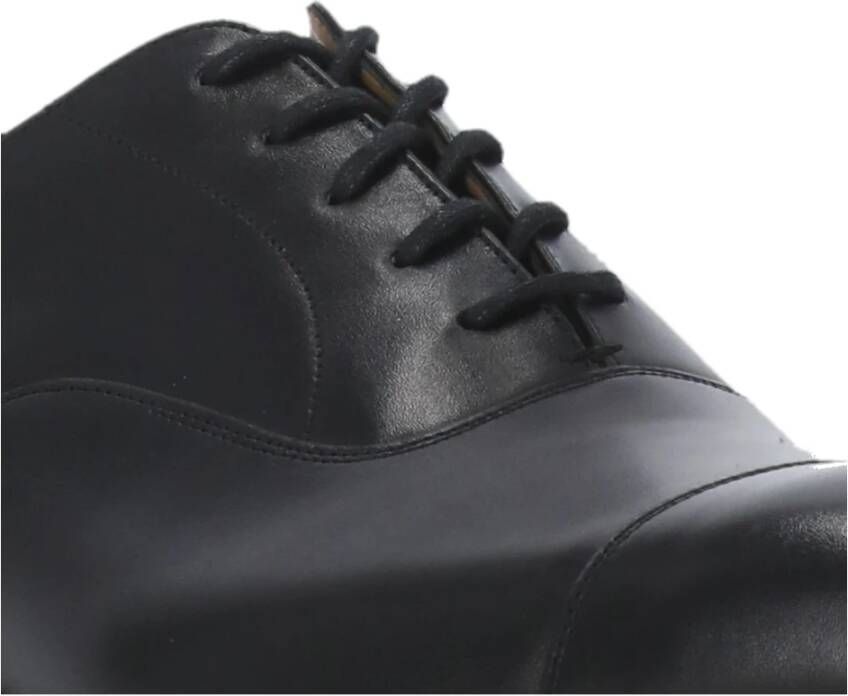 Church's Zwarte Leren Veterschoenen Black Heren