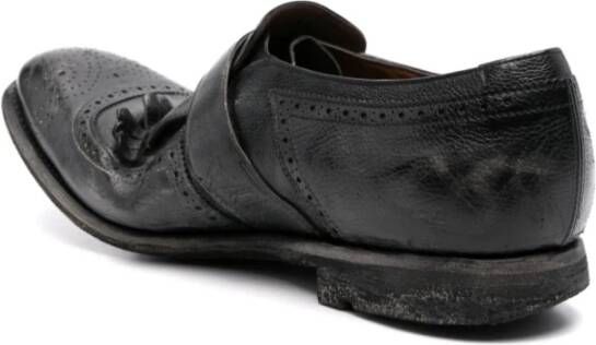 Church's Zwarte platte monniksschoenen Black Heren