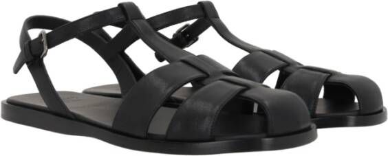 Church's Zwarte Platte Sandalen Odyssey Nappa Black Dames