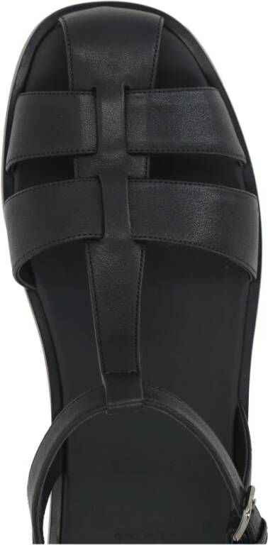 Church's Zwarte Platte Sandalen Odyssey Nappa Black Dames