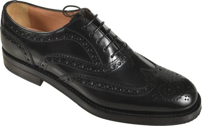 Church's Zwarte platte schoenen Black Dames