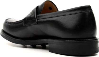 Church's Zwarte platte schoenen Wesley stijl Black Heren