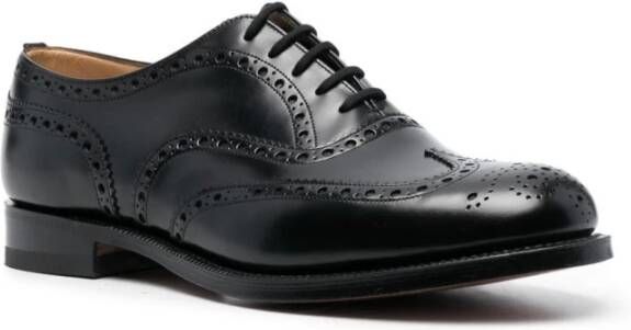 Church's Zwarte Veterschoenen voor Mannen Black Heren