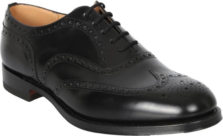 Church's Zwarte Veterschoenen voor Mannen Black Heren