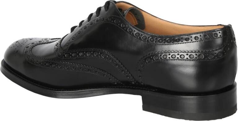 Church's Zwarte Veterschoenen voor Mannen Black Heren