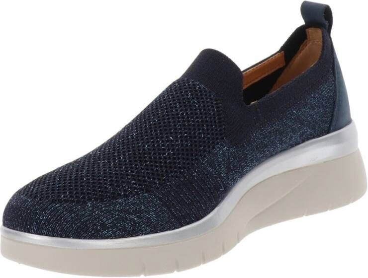 Cinzia Soft Comfort Stof Sneakers Blue Dames