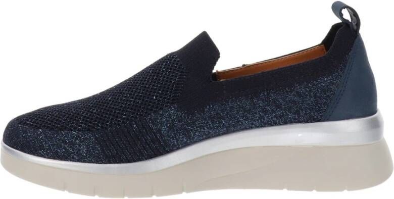 Cinzia Soft Comfort Stof Sneakers Blue Dames