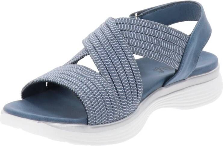 Cinzia Soft Comfortabele en veelzijdige sandalen Blue Dames