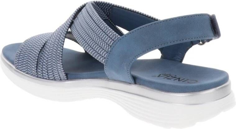 Cinzia Soft Comfortabele en veelzijdige sandalen Blue Dames