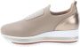 Cinzia Soft Comfortabele Stoffen Sneakers Beige Dames - Thumbnail 5