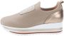 Cinzia Soft Comfortabele Stoffen Sneakers Beige Dames - Thumbnail 7