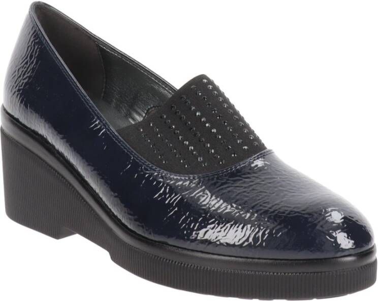 Cinzia Soft Dames Loafers van Kunstleer Blue Dames