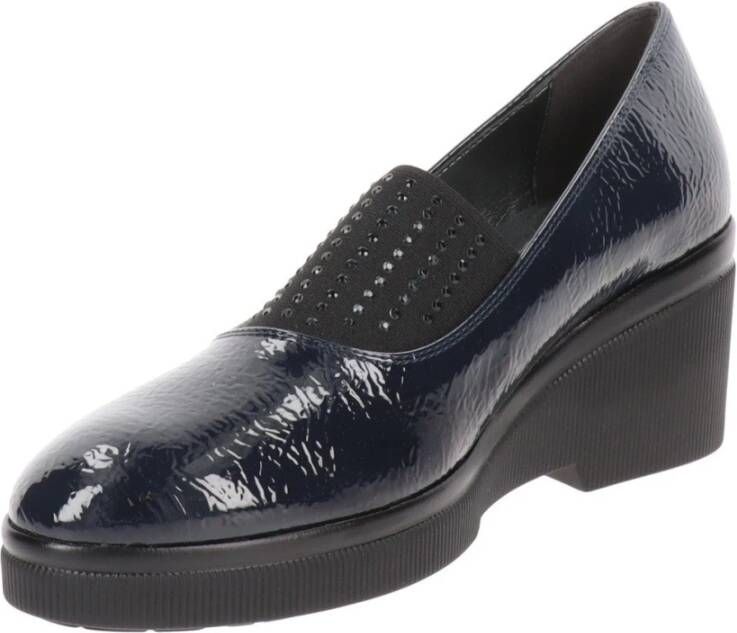 Cinzia Soft Dames Loafers van Kunstleer Blue Dames