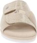 Cinzia Soft Dames Pantoffels van Kunstleer en Stof Beige Dames - Thumbnail 3