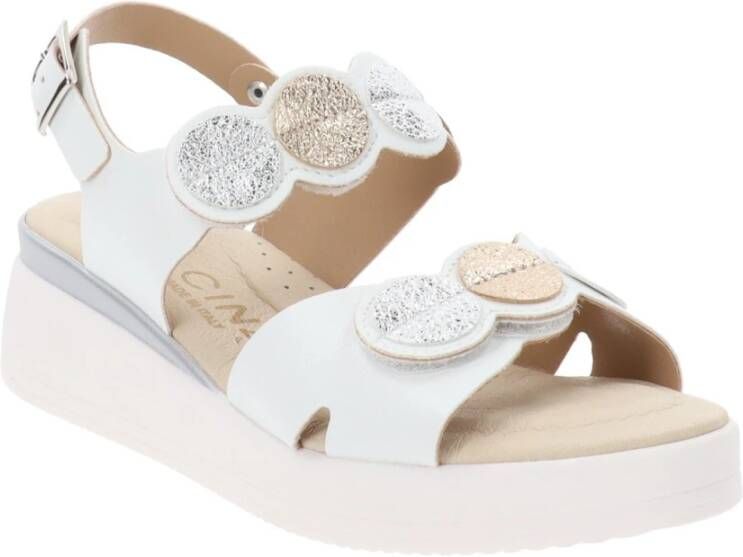 Cinzia Soft Dames sandalen van imitatieleer White Dames