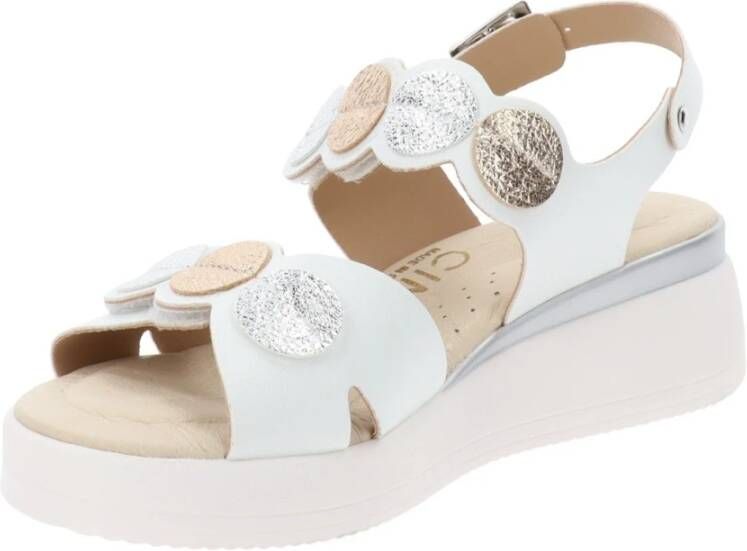 Cinzia Soft Dames sandalen van imitatieleer White Dames