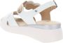 Cinzia Soft Dames Sandalen van Kunstleer met Gesp Sluiting White Dames - Thumbnail 6