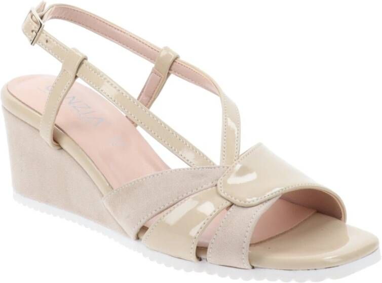 Cinzia Soft Dames Sandalen van Kunstleer Beige Dames