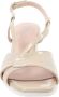 Cinzia Soft Dames Sandalen van Kunstleer Beige Dames - Thumbnail 3