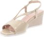 Cinzia Soft Dames Sandalen van Kunstleer Beige Dames - Thumbnail 4