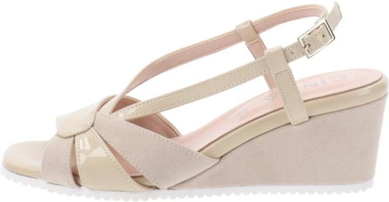 Cinzia Soft Dames Sandalen van Kunstleer Beige Dames