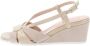 Cinzia Soft Dames Sandalen van Kunstleer Beige Dames - Thumbnail 7