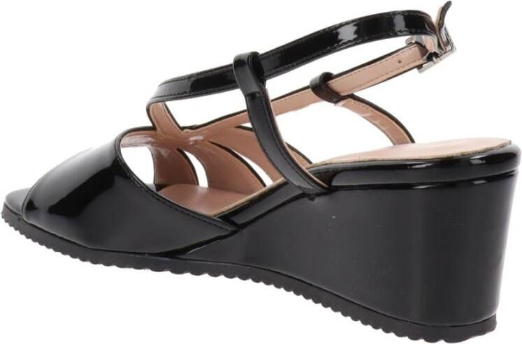 Cinzia Soft Dames Sandalen van Kunstleer Black Dames