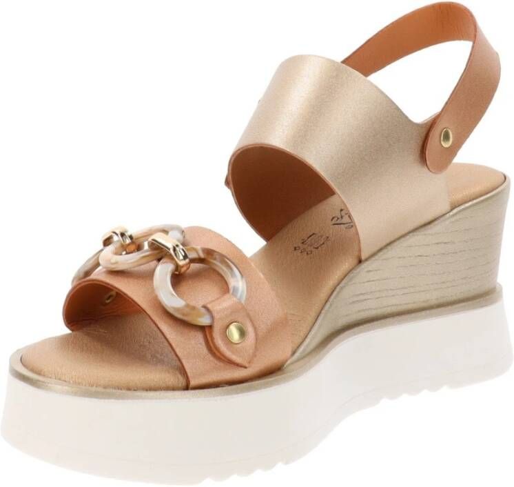 Cinzia Soft Dames Sandalen van Kunstleer Brown Dames