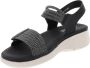 Cinzia Soft Dames Sandalen van Kunstleer en Stof Black Dames - Thumbnail 4