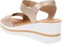 Cinzia Soft Dames Sandalen van Kunstleer met Klittenbandsluiting Yellow Dames - Thumbnail 5