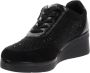 Cinzia Soft Dames Sneakers van Kunstleer Black Dames - Thumbnail 4